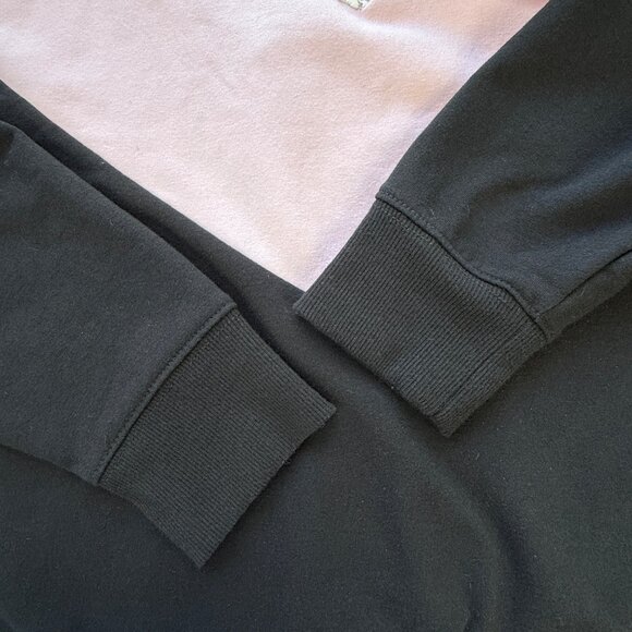 Torrid Pink & Black Colorblock Super Soft Fleece w/ Lace Yoke - Womens Size 0/L - Picture 3 of 7